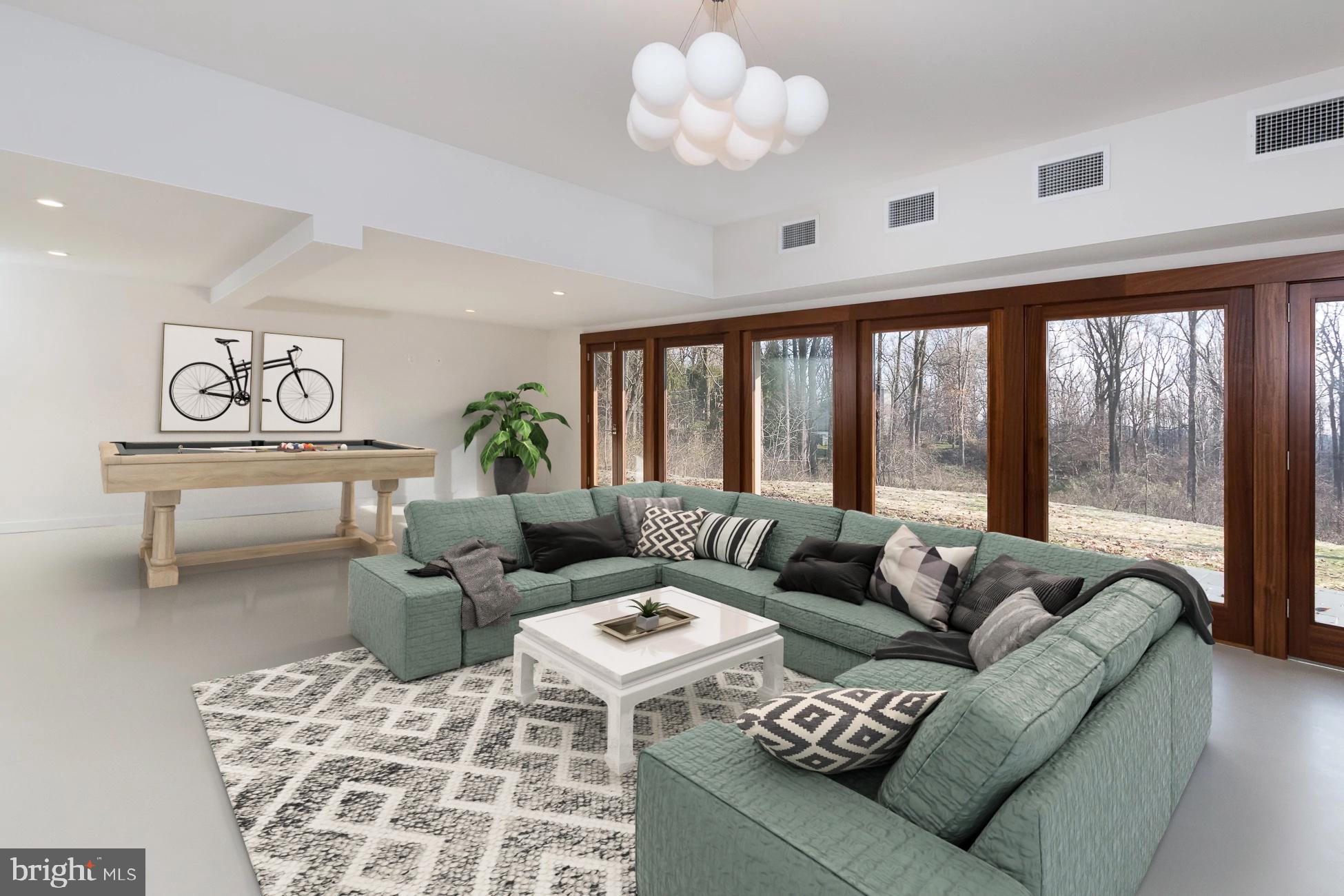144 Drakes Corner Road Princeton, NJ 08540 - Photo 33 of 49 Lower level (virtually staged)