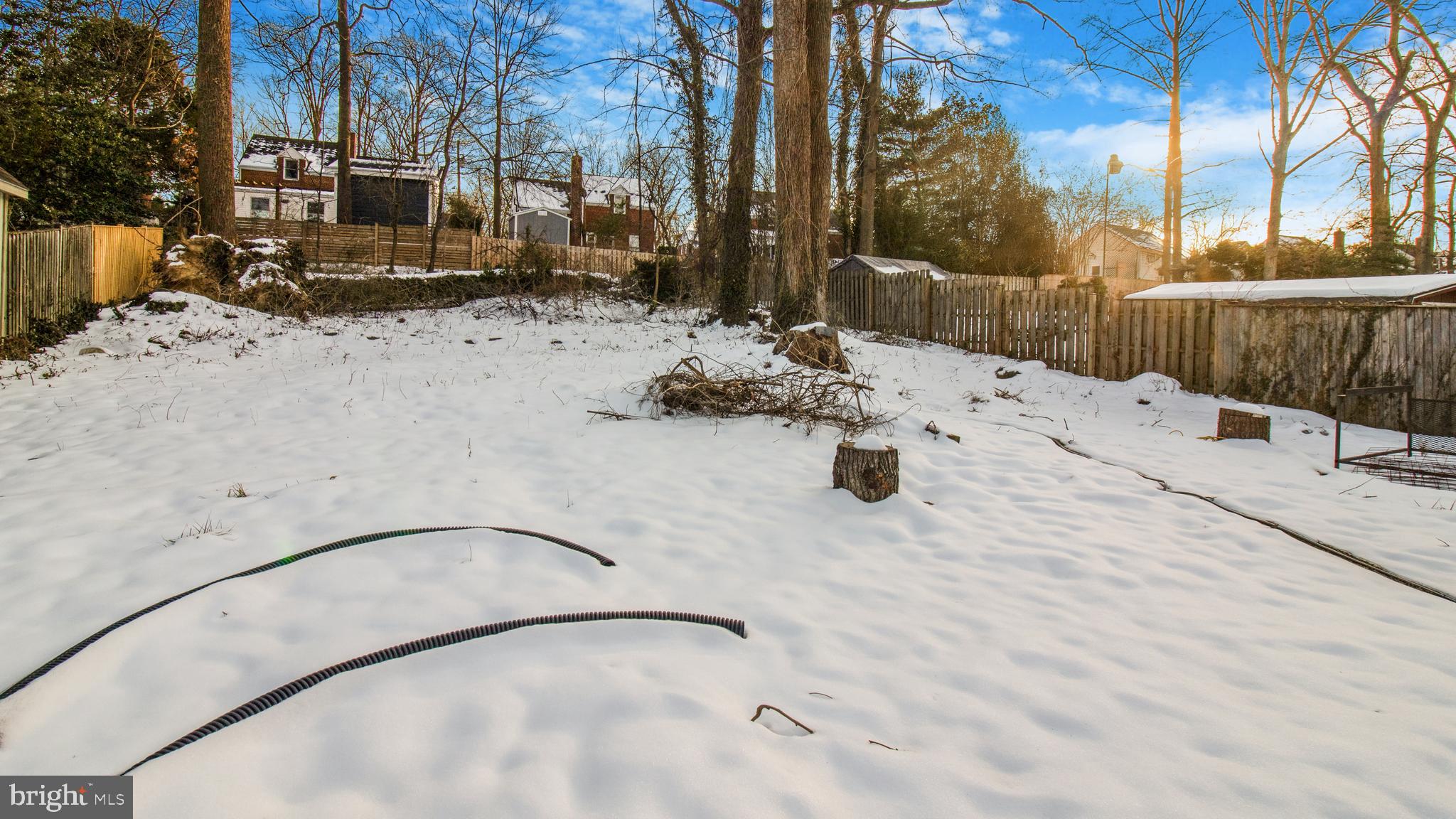 1106 Dryden Street Silver Spring, MD 20901 - Photo 27 of 30 a view of a terrace with snow on the road