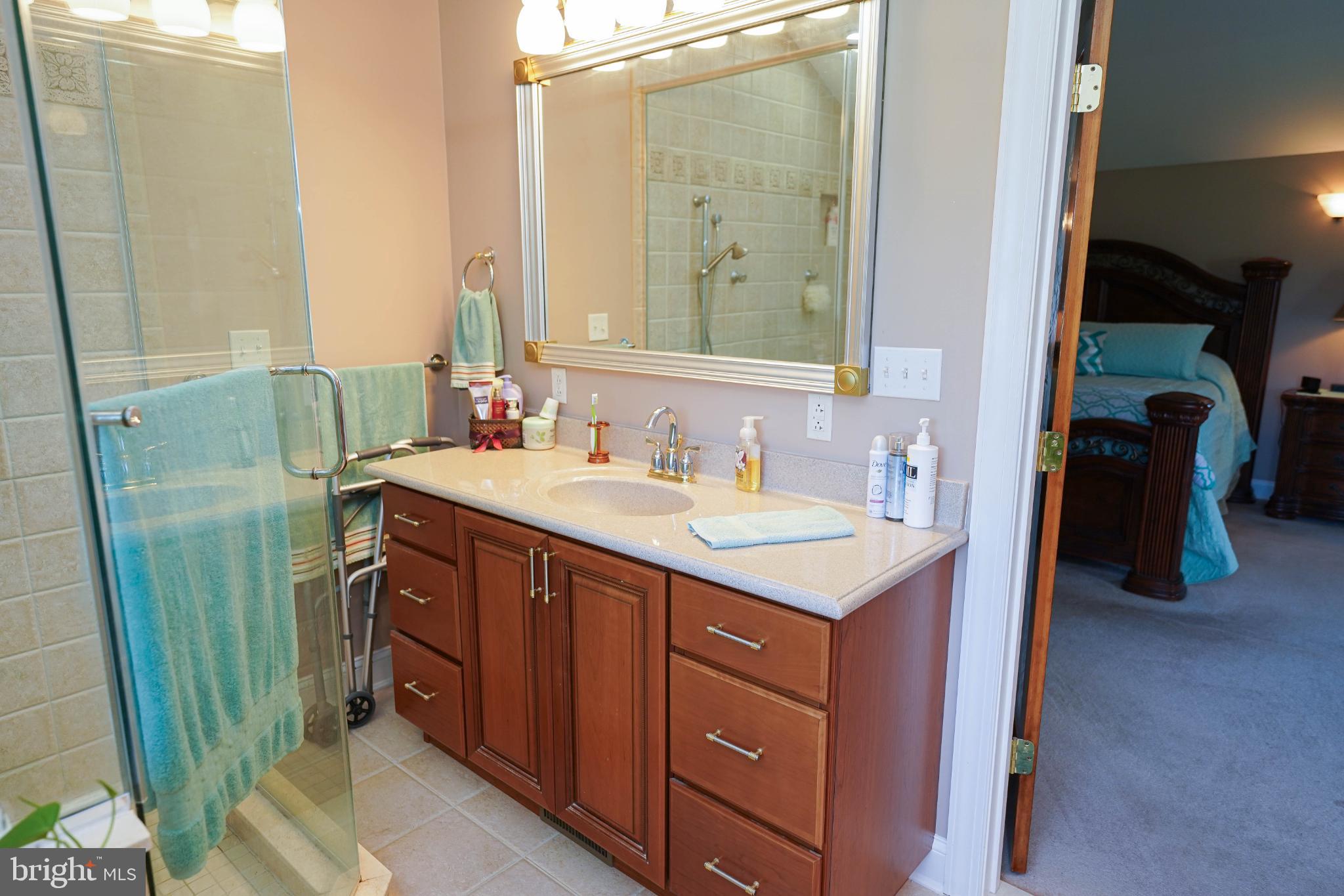 27949 Phoenix Church Road Marion Station, MD 21838 - Photo 44 of 82 a bathroom with a sink and a mirror