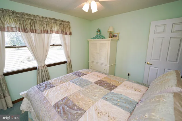 a view of a lake with a mountain in the background