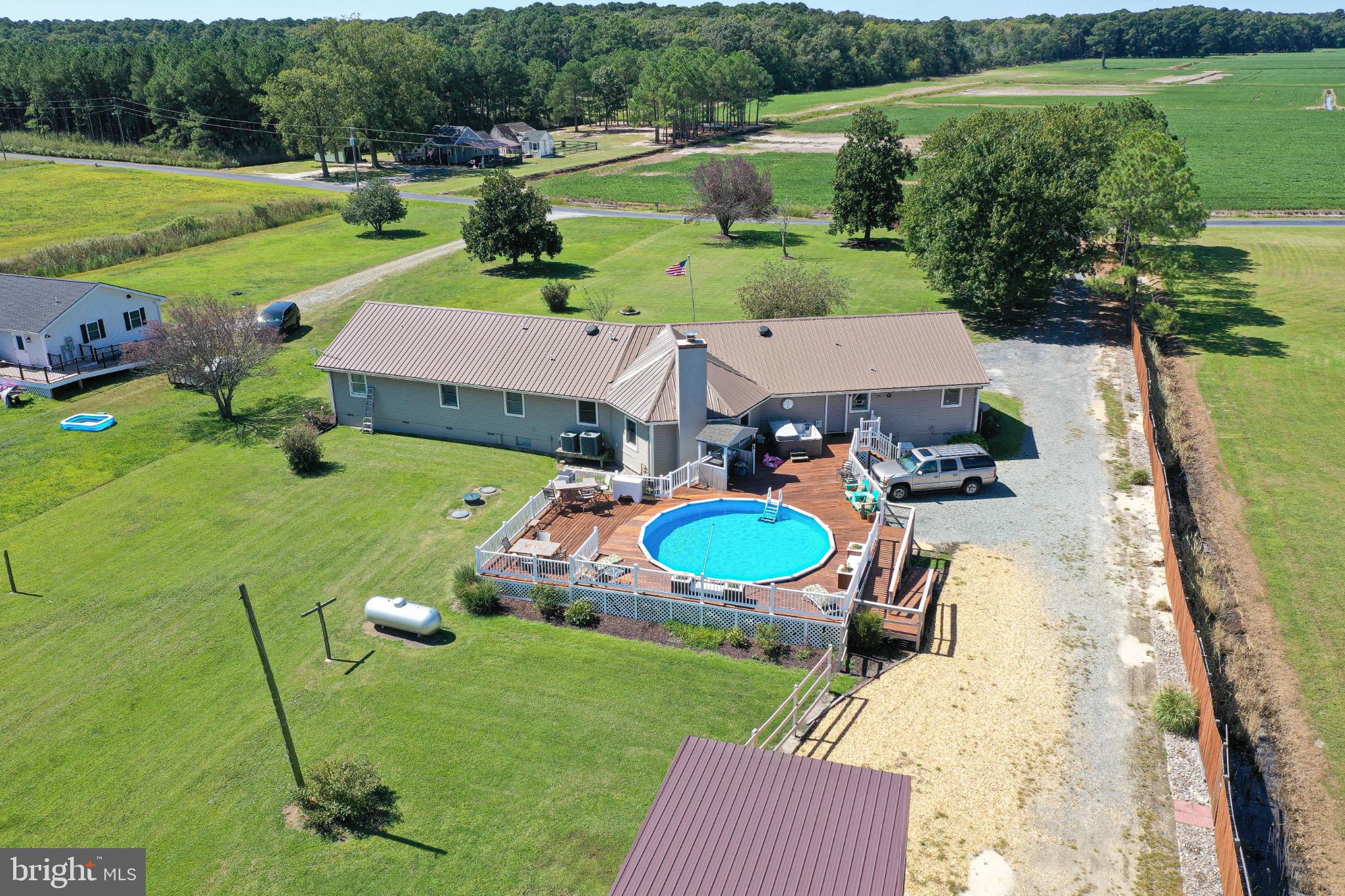 27949 Phoenix Church Road Marion Station, MD 21838 - Photo 71 of 82 an aerial view of a house with outdoor space