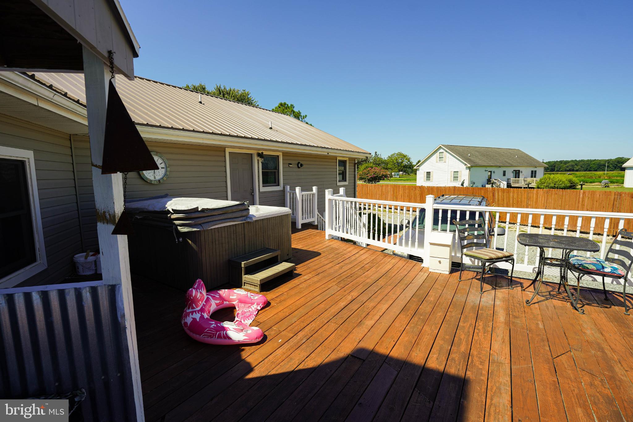 27949 Phoenix Church Road Marion Station, MD 21838 - Photo 80 of 82 Sunny deck with scenic countryside views.