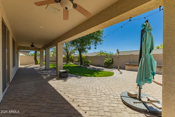 a view of a porch