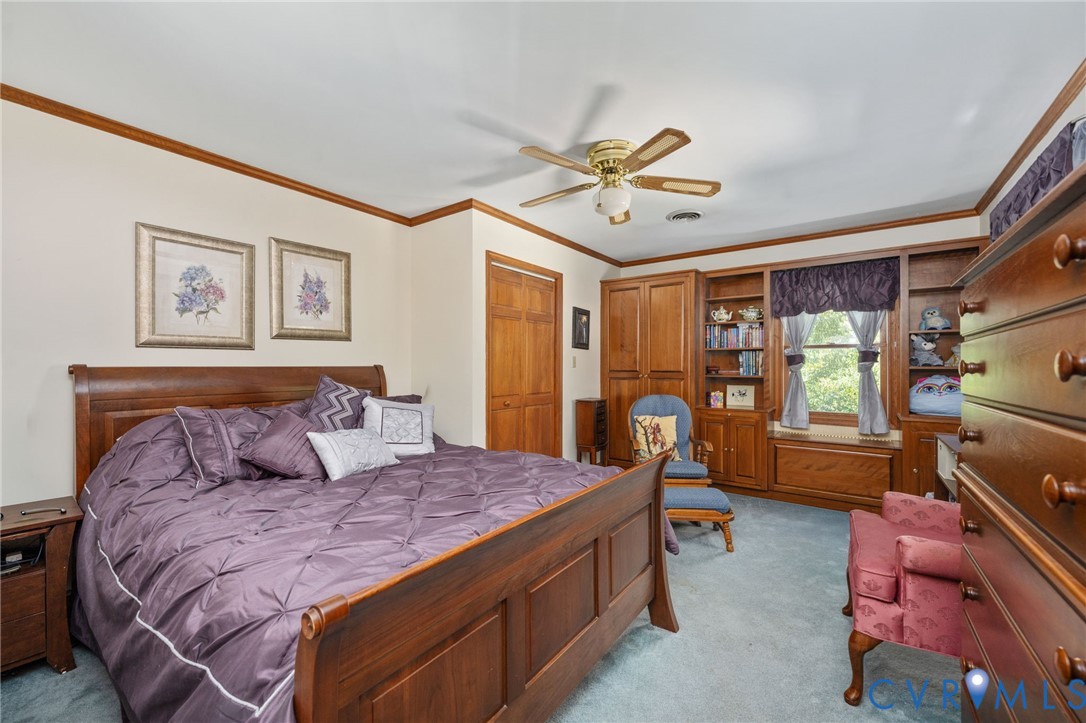 1801 Georgetown Road Heathsville, VA 22473 - Photo 70 of 83 Built-in shelving and cabinetry, window seat, ceil