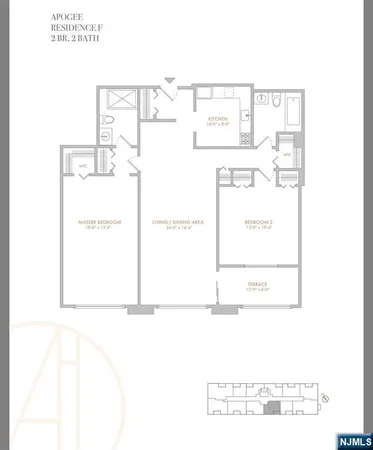 $380,000 | 250 Gorge Road, Unit 22F, Cliffside Park, NJ 07010