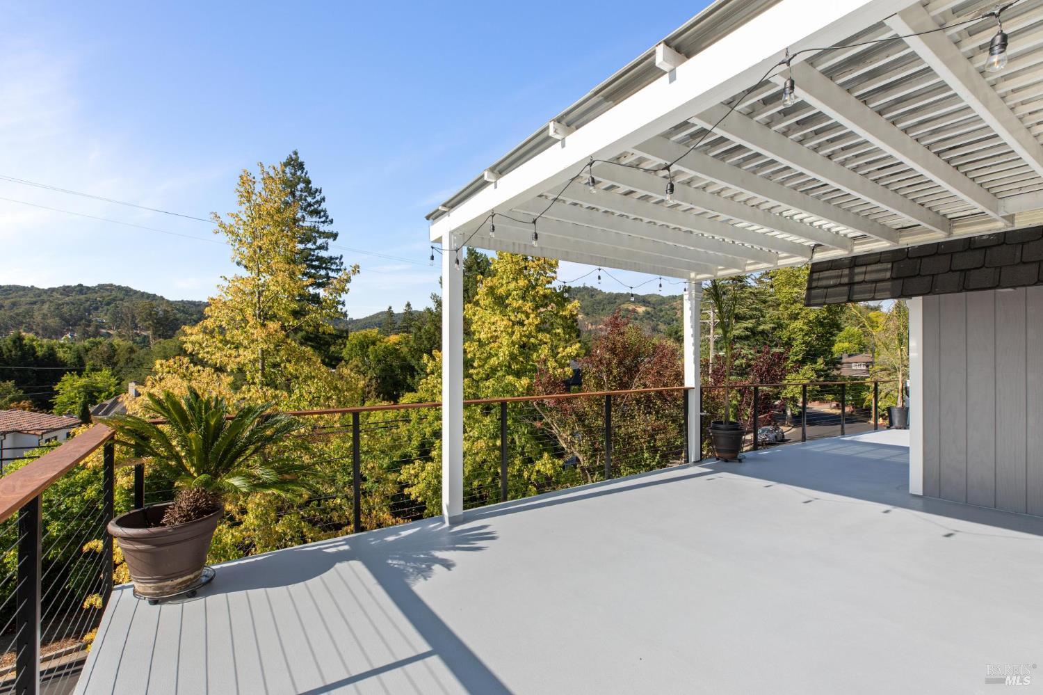347 Jewell Street San Rafael, CA 94901 - Photo 21 of 61 a balcony with wooden floor