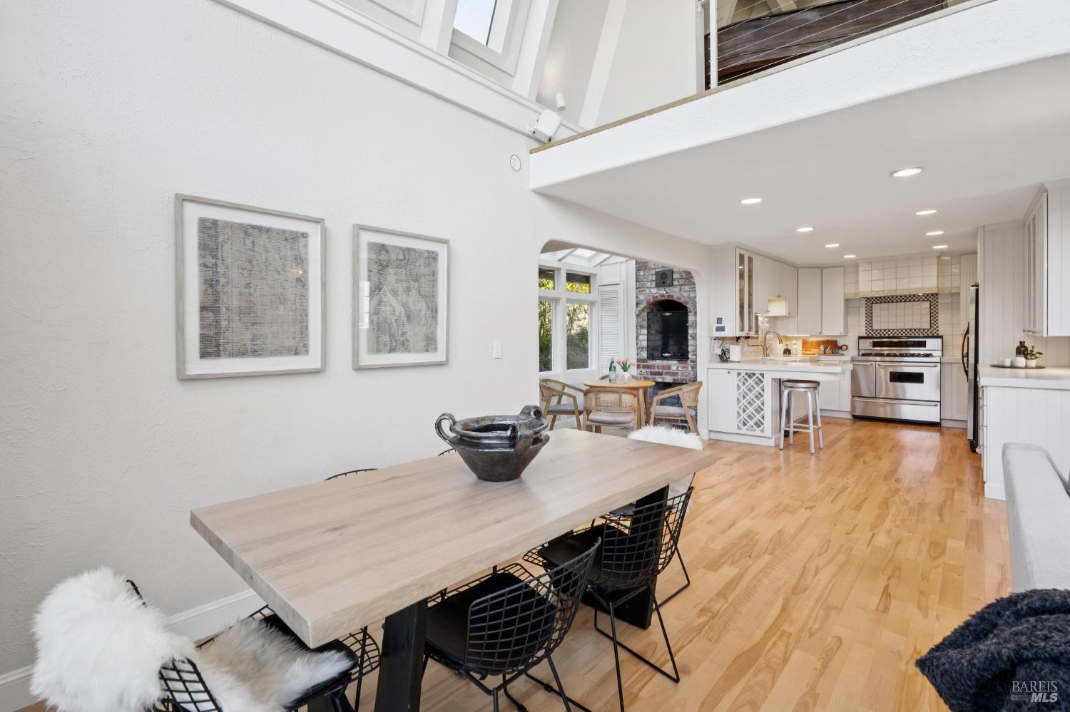 347 Jewell Street San Rafael, CA 94901 - Photo 33 of 61 a view of a dining room with furniture and wooden floor