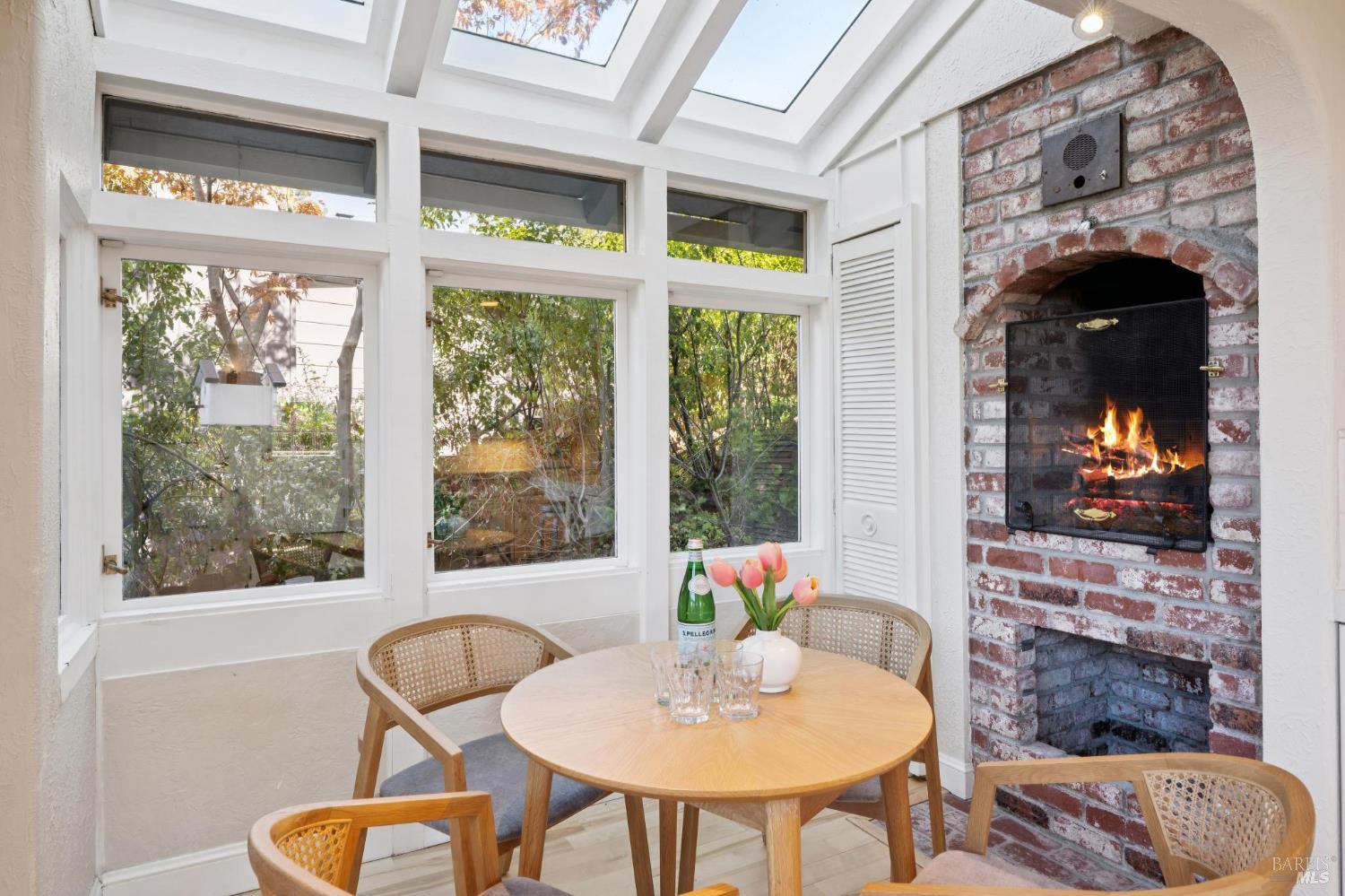 347 Jewell Street San Rafael, CA 94901 - Photo 37 of 61 a view of a dining room with furniture window and outside view