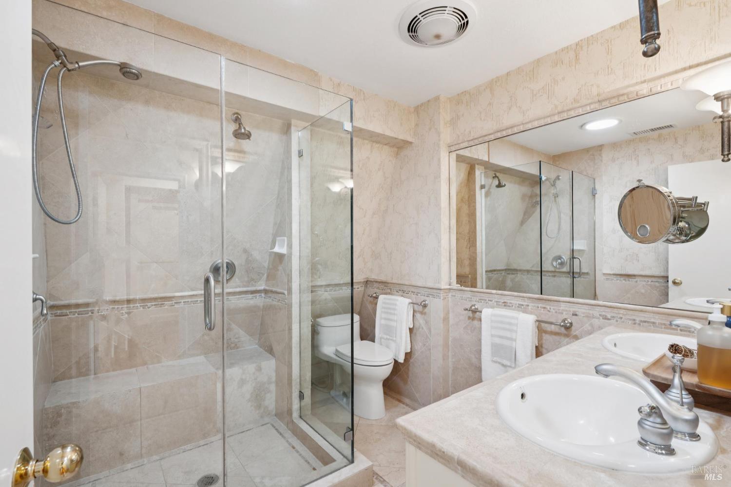 347 Jewell Street San Rafael, CA 94901 - Photo 51 of 61 a bathroom with a sink toilet and shower