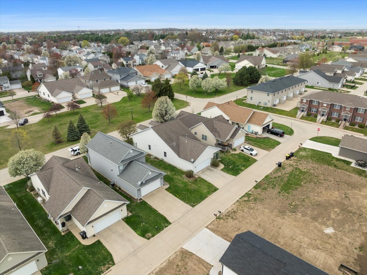 1600 Belclare Road Normal, IL 61761 - Photo 35 of 40 an aerial view of residential houses with outdoor space