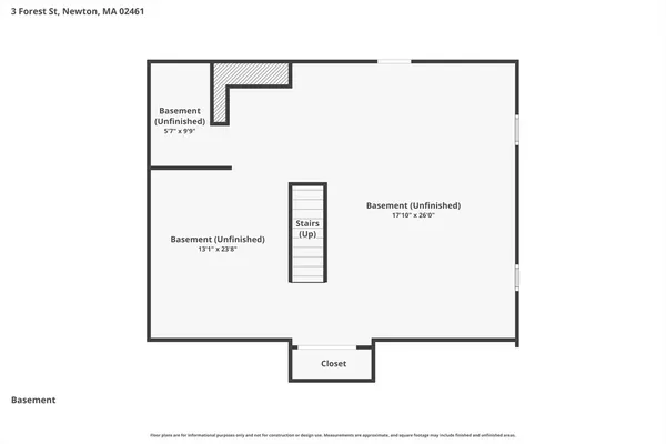$7,000 | 3 Forest Street, Unit 3, Newton, MA 02461