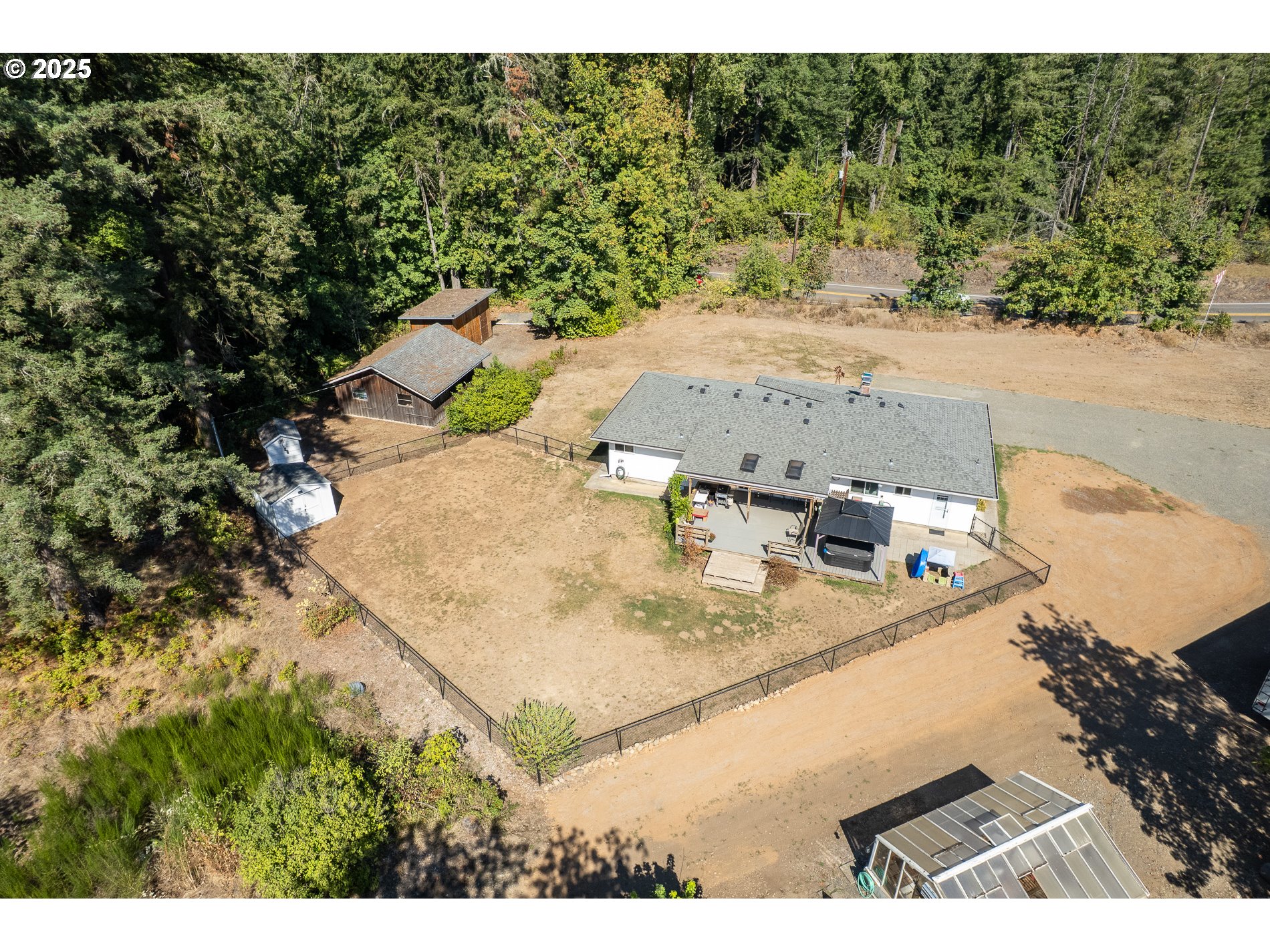 23636 Highway 224 Boring, OR 97009 - Photo 33 of 48 a view of a yard with a sitting area