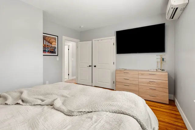 a bathroom with a sink double vanity and a mirror