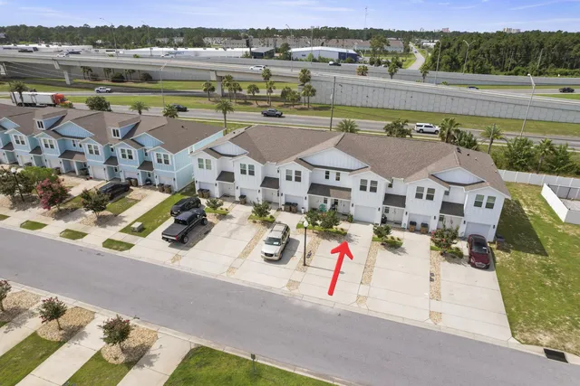 a view of city with ocean