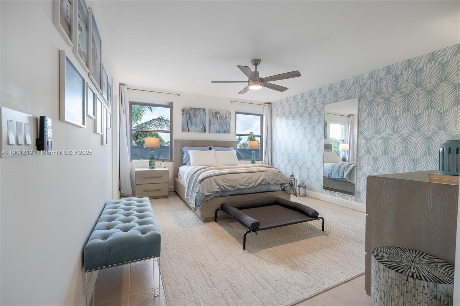 18004 Southwest 20th Street Miramar, FL 33029 - Photo 36 of 49 a bedroom with a bed and window