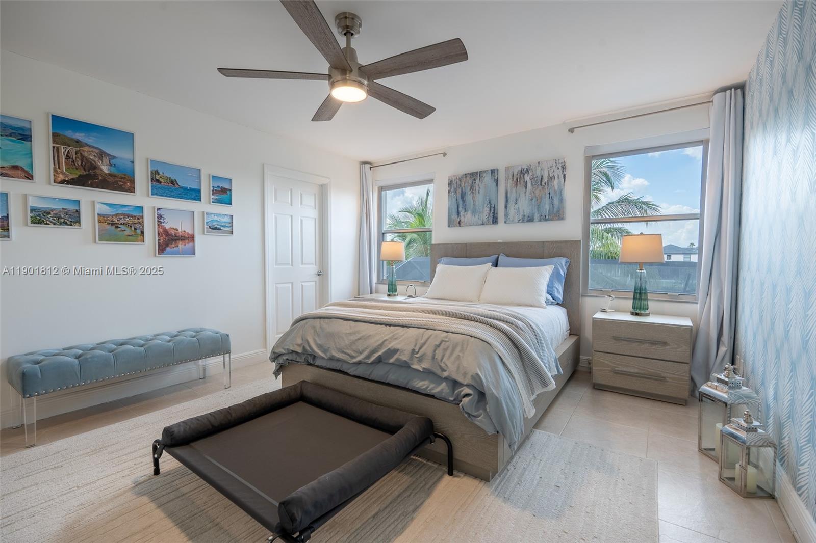 18004 Southwest 20th Street Miramar, FL 33029 - Photo 38 of 49 a bedroom with a bed and window