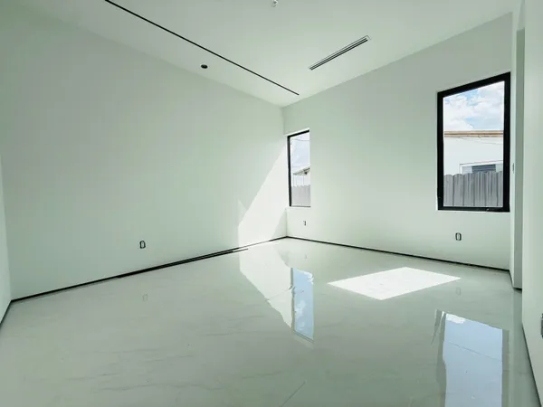 a view of a room with window