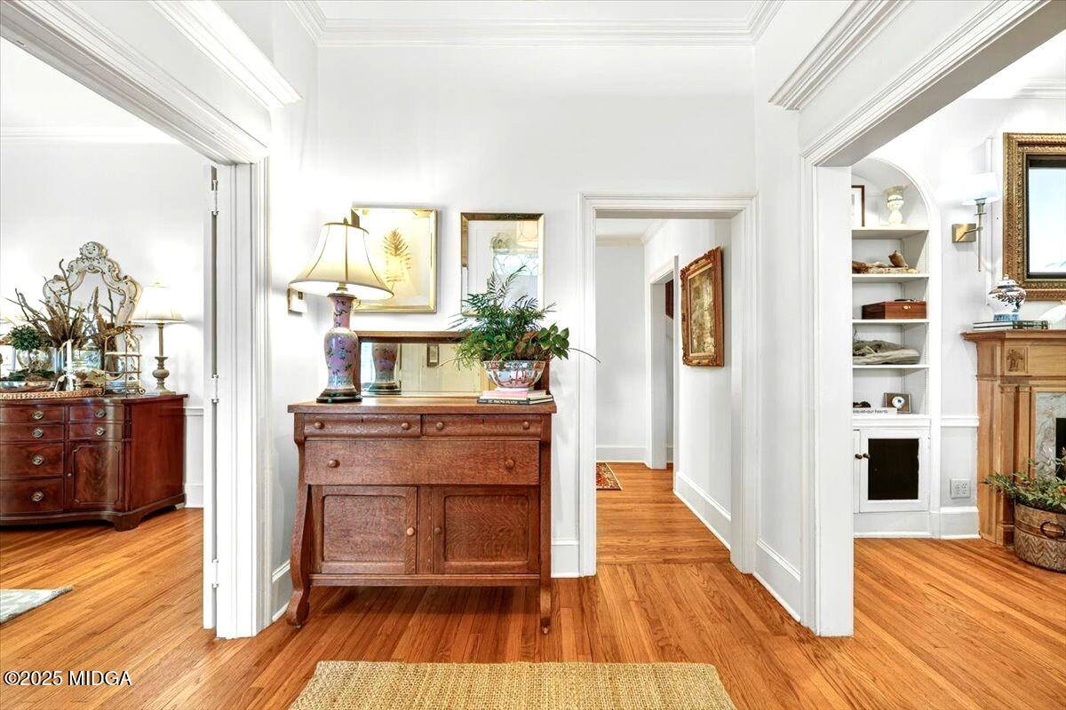 1158 Jackson Springs Road Macon, GA 31211 - Photo 4 of 42 a kitchen with stainless steel appliances granite countertop a refrigerator a stove and a wooden floors
