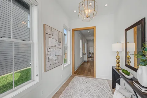 a view of an entryway door