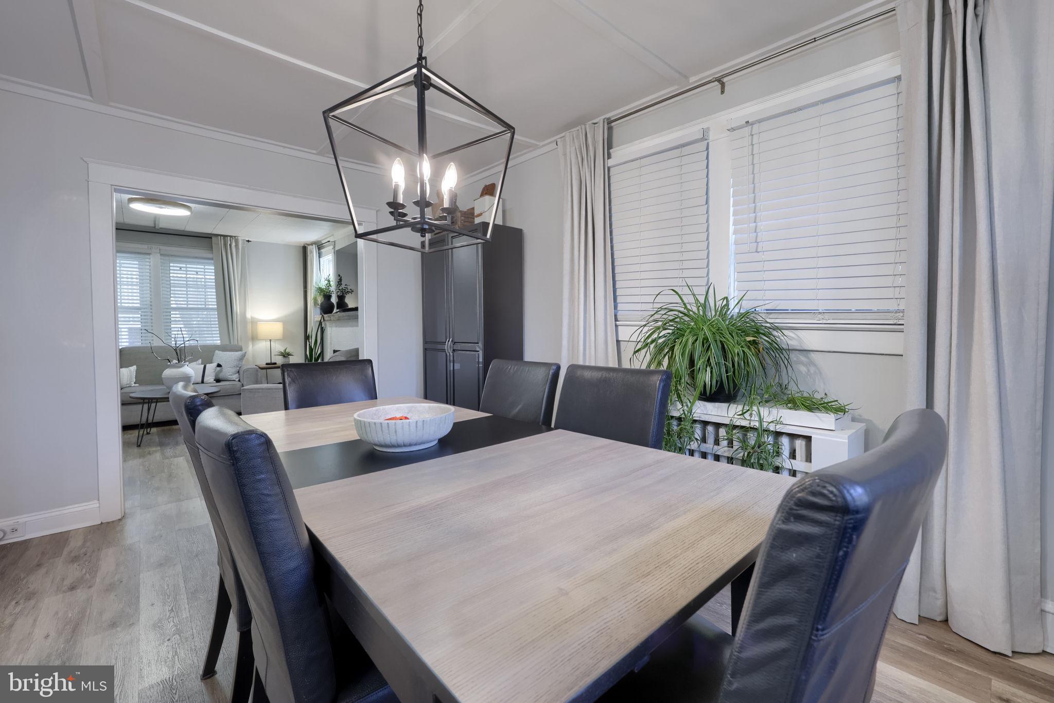 827 3rd Street Lancaster, PA 17603 - Photo 17 of 37 a view of a dining room with furniture and a chandelier