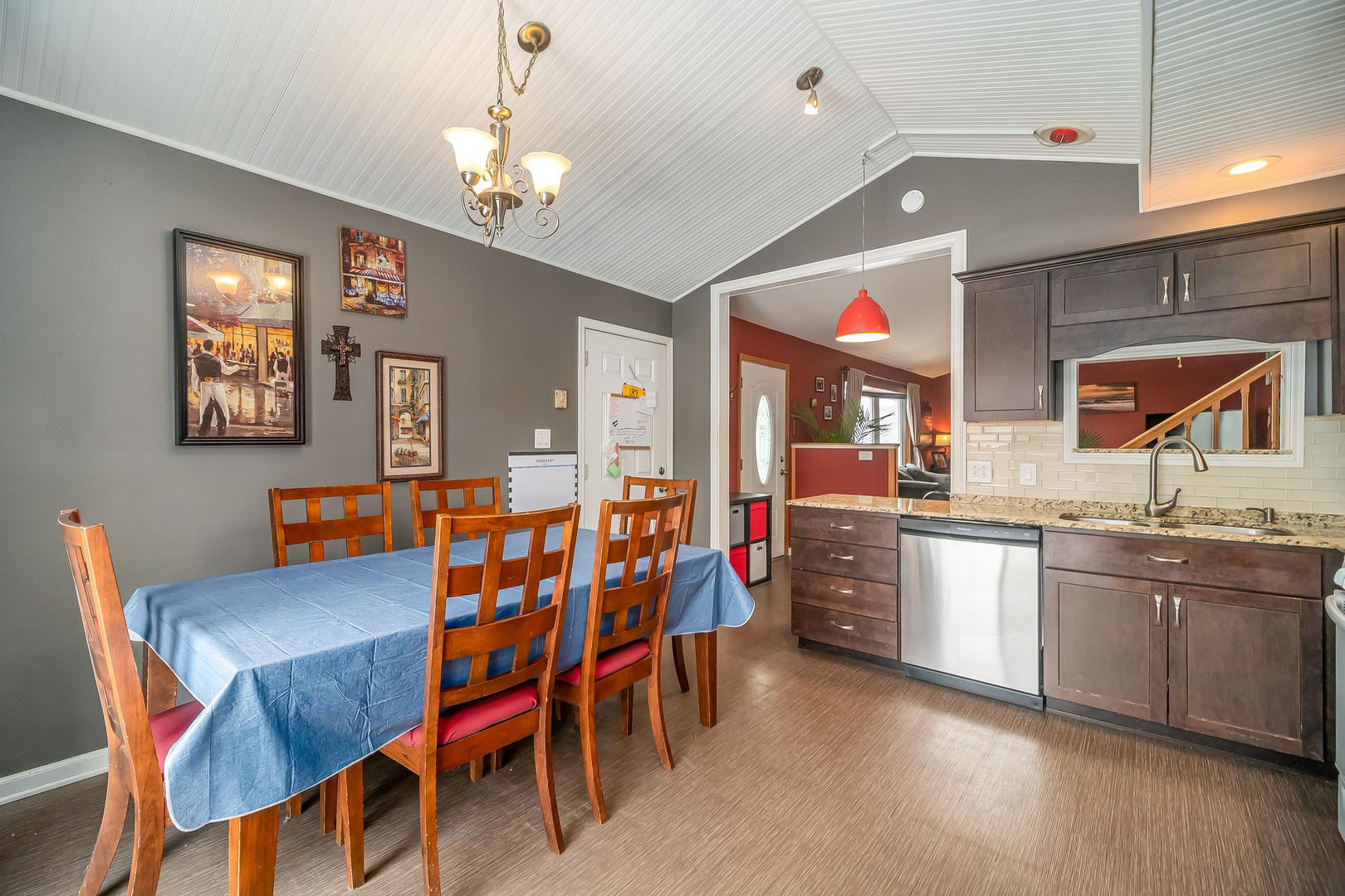 805 South Cooper Road New Lenox, IL 60451 - Photo 13 of 25 a view of a dining room with furniture and chandelier