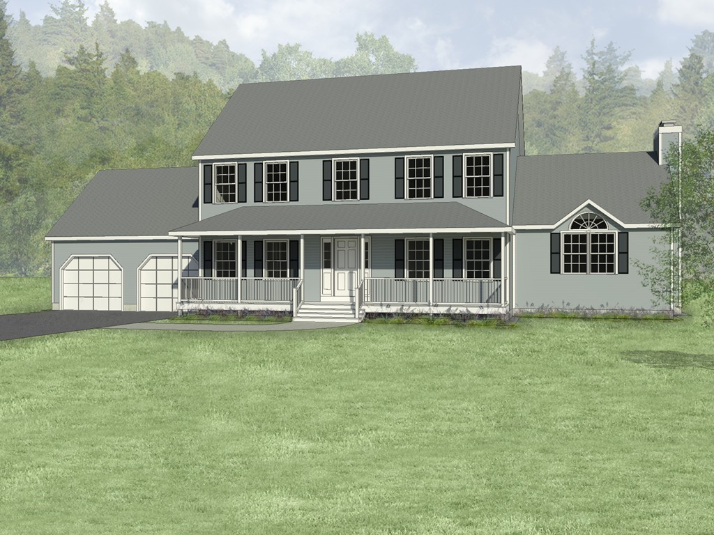 Lot 3 Tavern Road Groton, MA 01450 - Photo 25 of 25 a front view of a house with a garden
