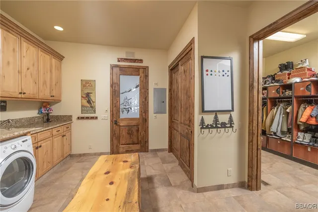 a swimming pool with outdoor seating and garden