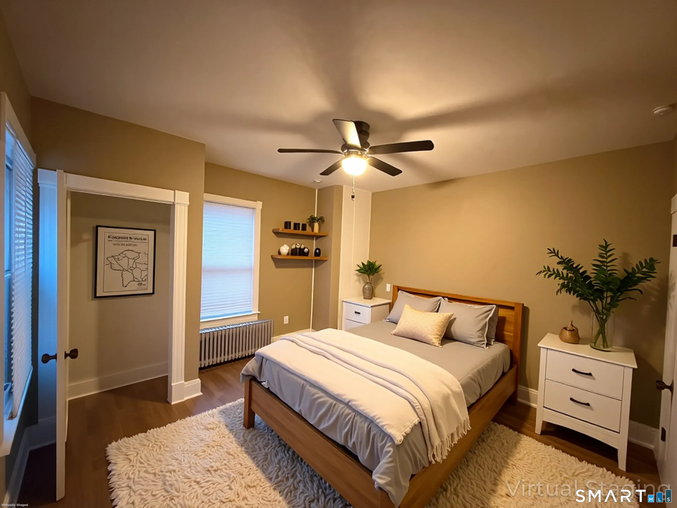 80 North Street Windham, CT 06226 - Photo 4 of 16 a bedroom with a bed and a chandelier