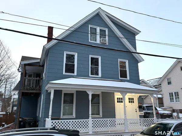 a view of a house with a large windows