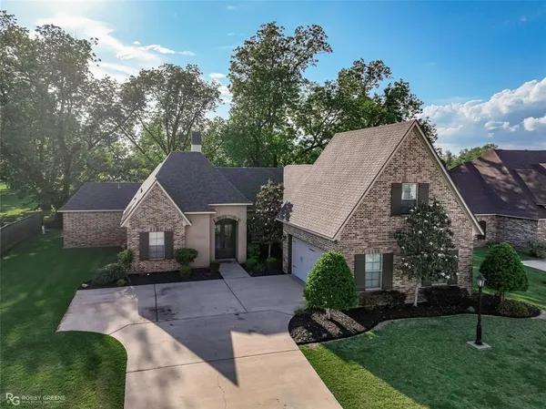 a aerial view of a house
