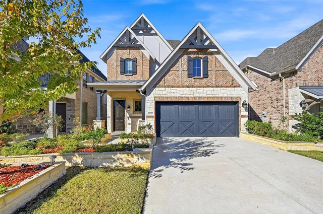 front view of a house with yard