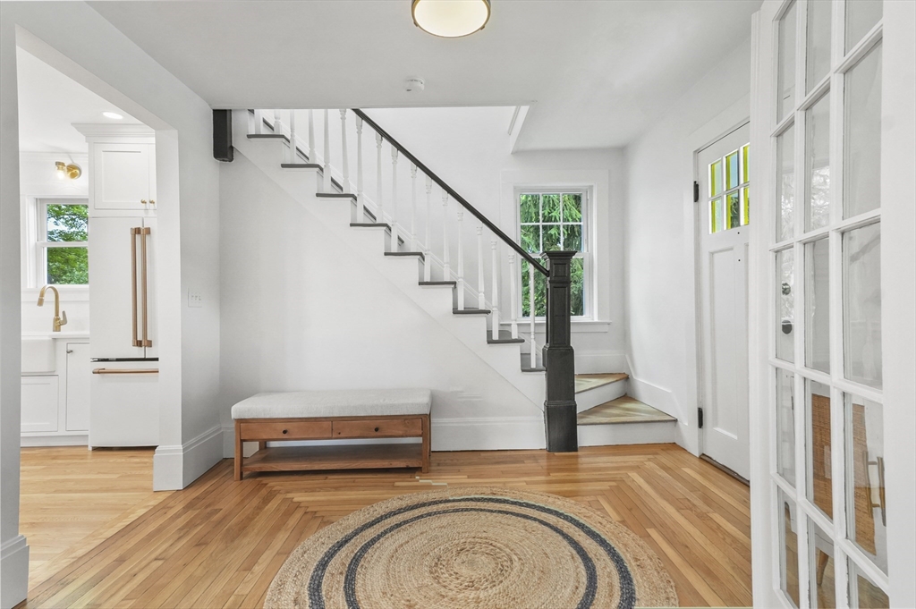 224 Elm Street Amesbury, MA 01913 - Photo 10 of 29 a view of entryway and hall with wooden floor