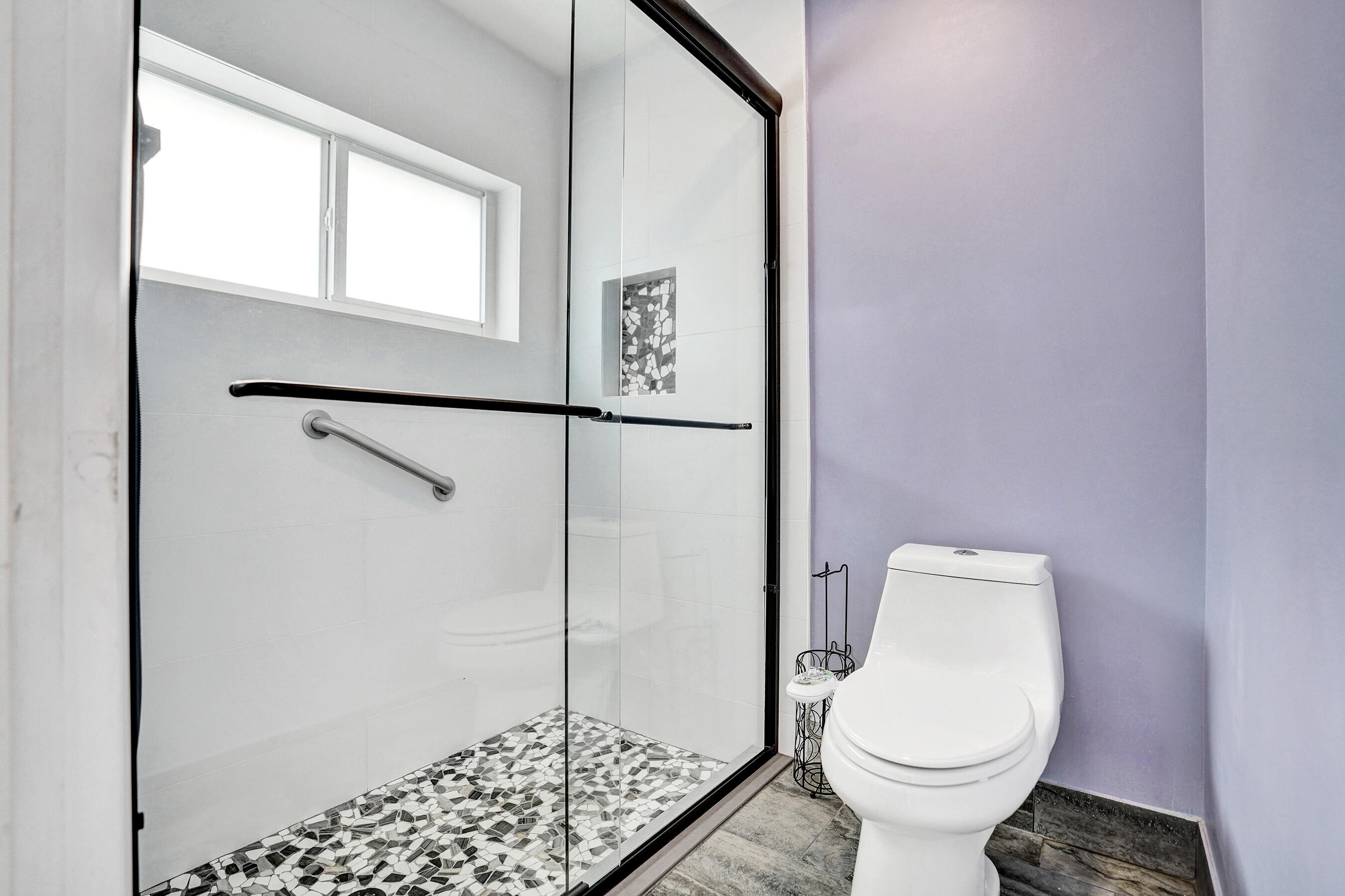 8062 Cassia Drive Boynton Beach, FL 33472 - Photo 26 of 70 a bathroom with a toilet and a shower