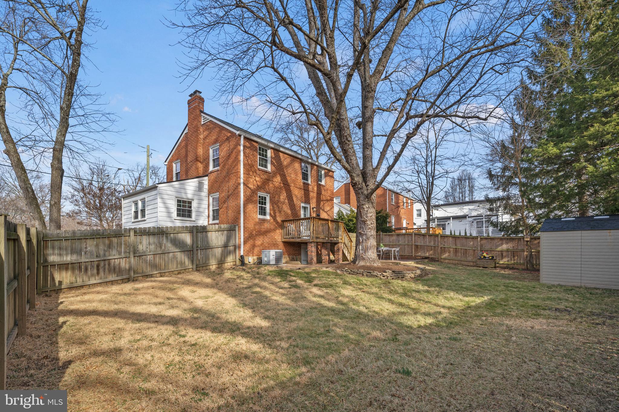 5420 North Carlin Springs Road Arlington, VA 22203 - Photo 32 of 36 Fully Fenced Back Yard