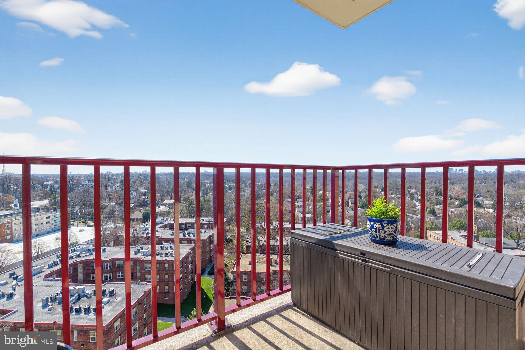 1220 Blair Mill Road, Unit 1403 Silver Spring, MD 20910 - Photo 25 of 40 a view of a balcony with chairs