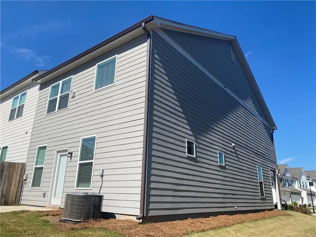 a view of a house with a door