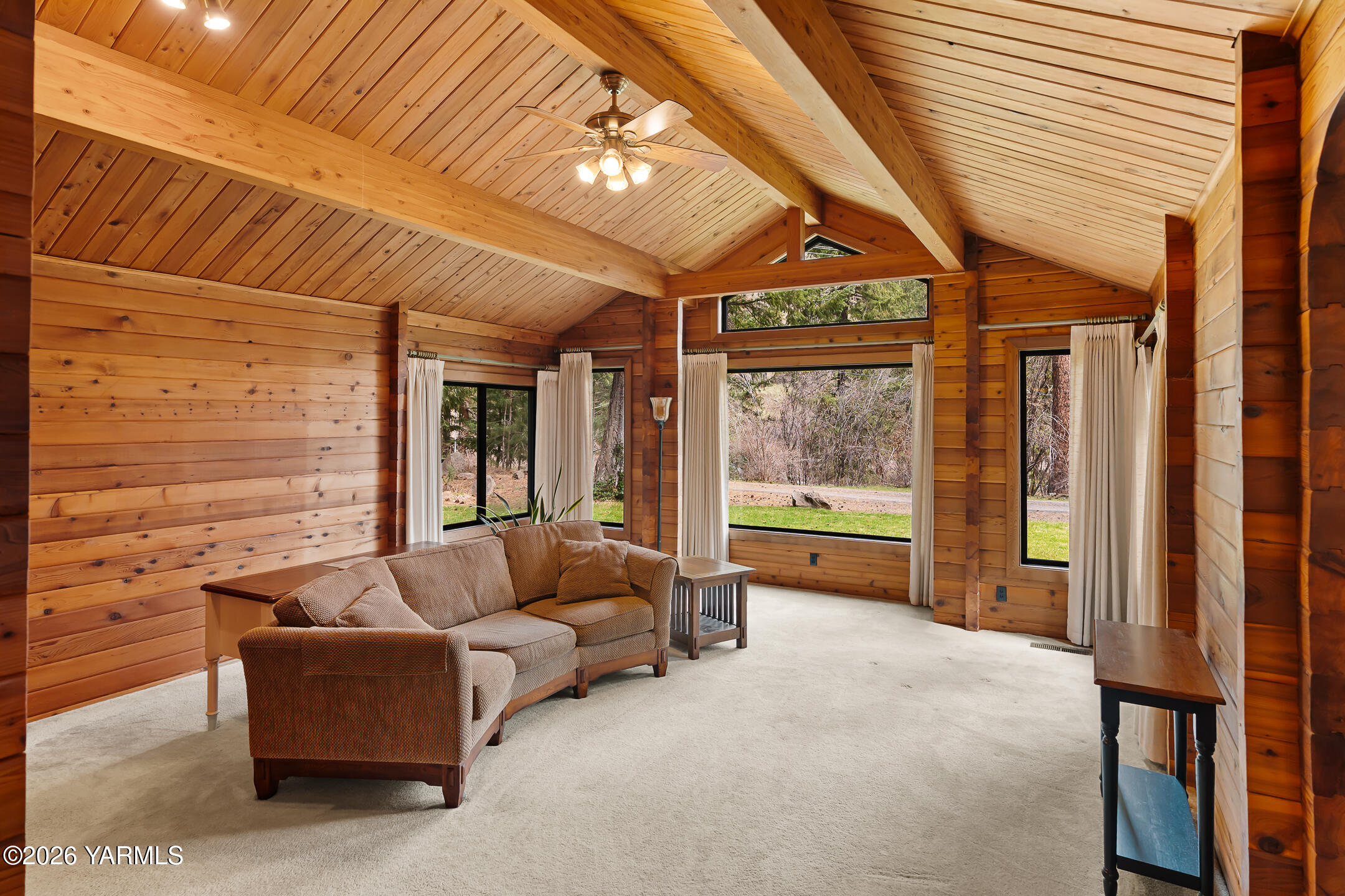 120 Eagles Ridge Lane Naches, WA 98937 - Photo 18 of 31 a living room with furniture and a large window