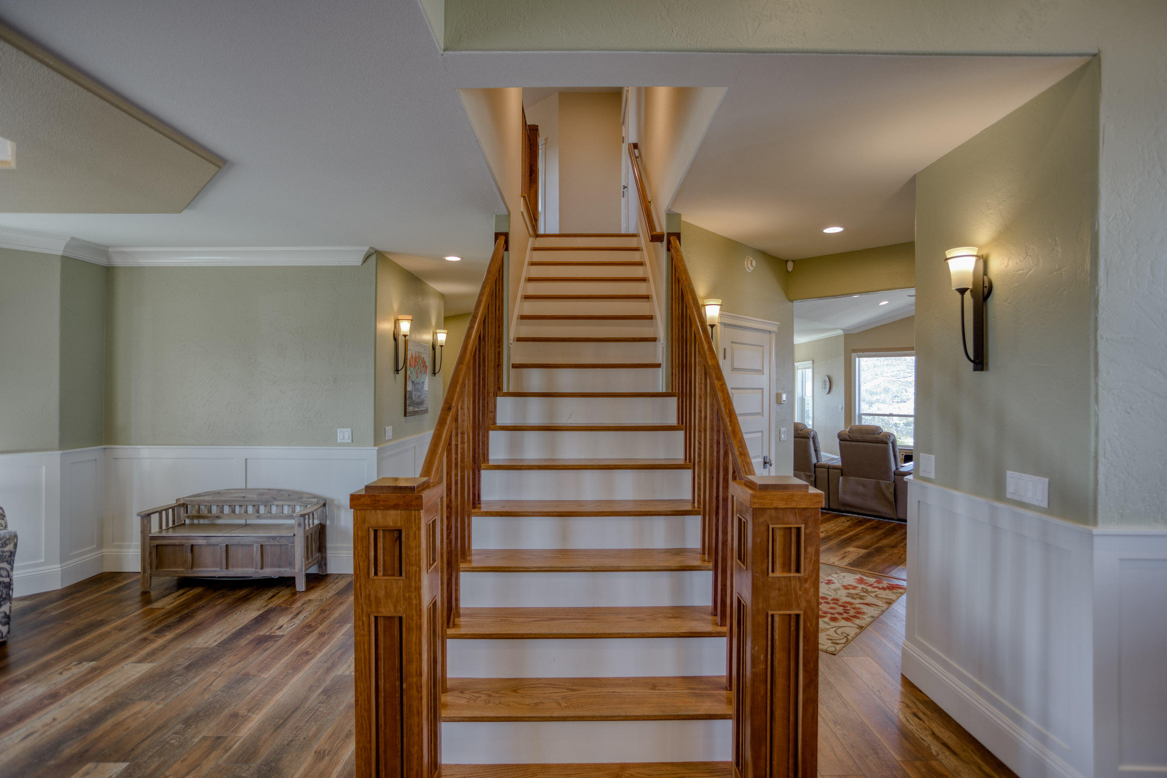 10235 Kangaroo Mine Road Redding, CA 96001 - Photo 21 of 56 Solid wood stairs to the 2nd level
