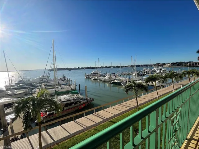 a view of a lake from a balcony