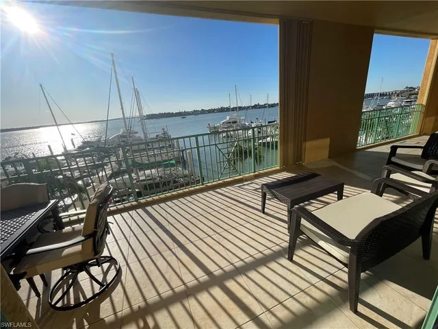 a outdoor view with a sitting space