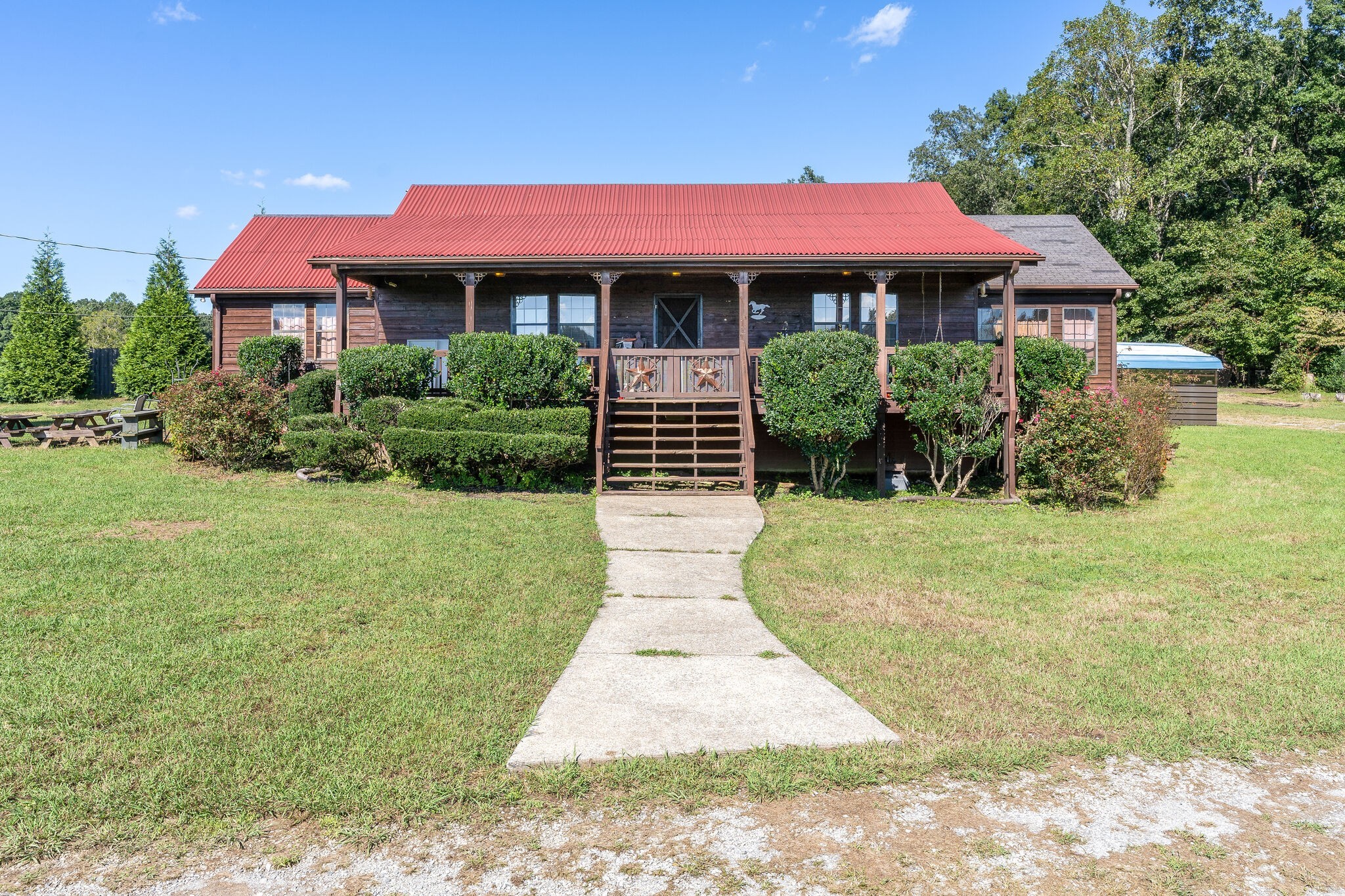 580 Eno Road Dickson, TN 37055 - Photo 1 of 48 a front view of a house with yard