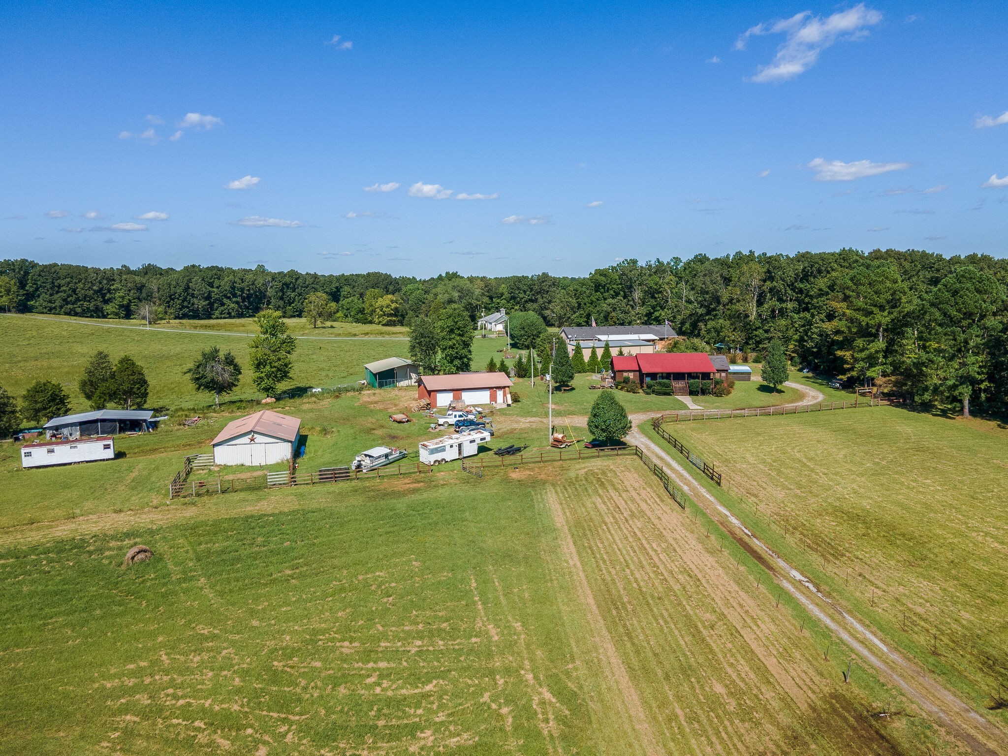 580 Eno Road Dickson, TN 37055 - Photo 17 of 48 a view of a lake with houses