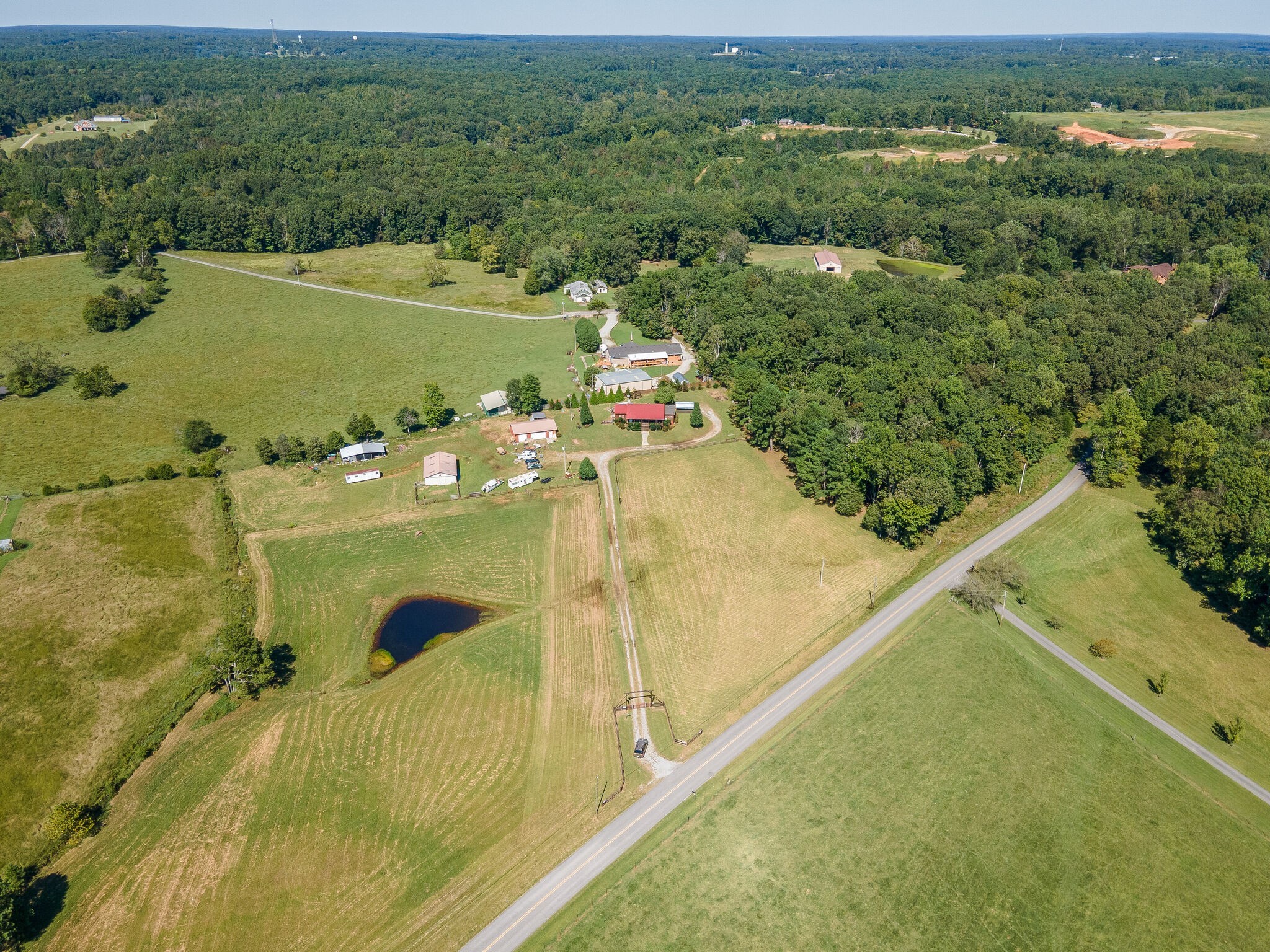 580 Eno Road Dickson, TN 37055 - Photo 29 of 48 a view of a swimming pool with a terrace