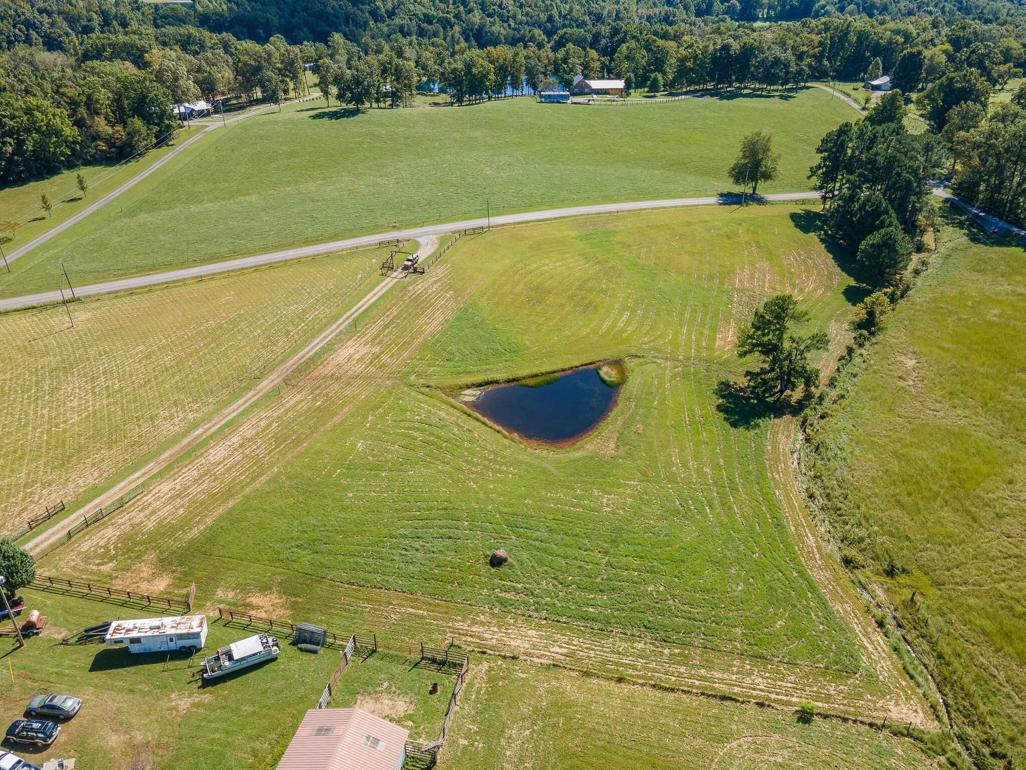 580 Eno Road Dickson, TN 37055 - Photo 40 of 48 a view of an outdoor space and a lake view