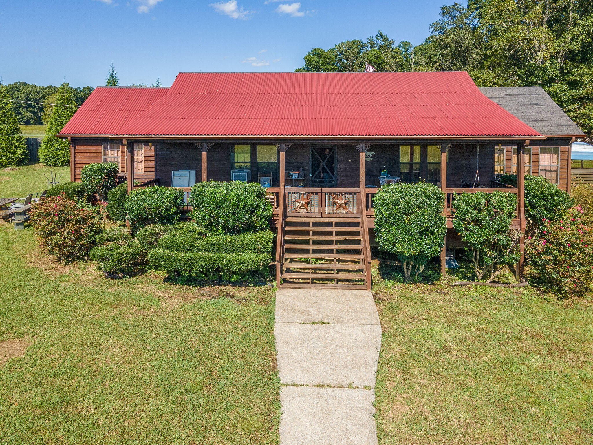 580 Eno Road Dickson, TN 37055 - Photo 42 of 48 a front view of a house with yard and green space