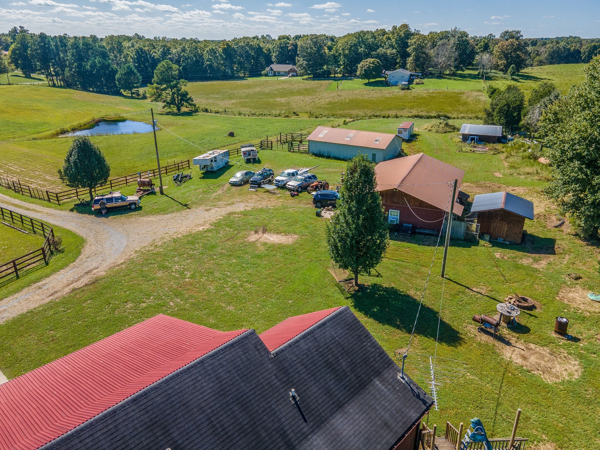 580 Eno Road Dickson, TN 37055 - Photo 47 of 48 an aerial view of a house