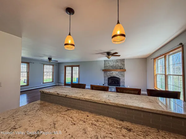 a view of a living room and window