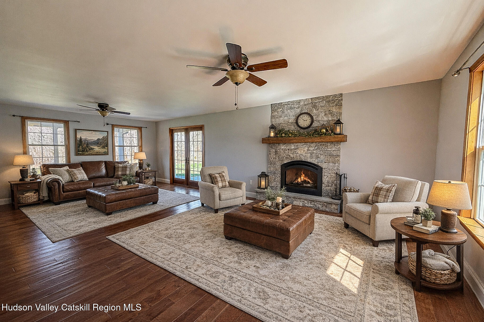 521 Hall Hill Road Ancram, NY 12502 - Photo 3 of 34 a living room with furniture fireplace and window