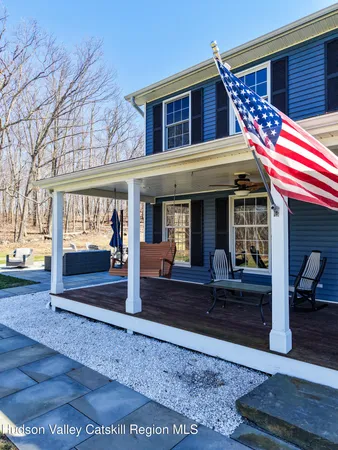 a front view of a house with porch