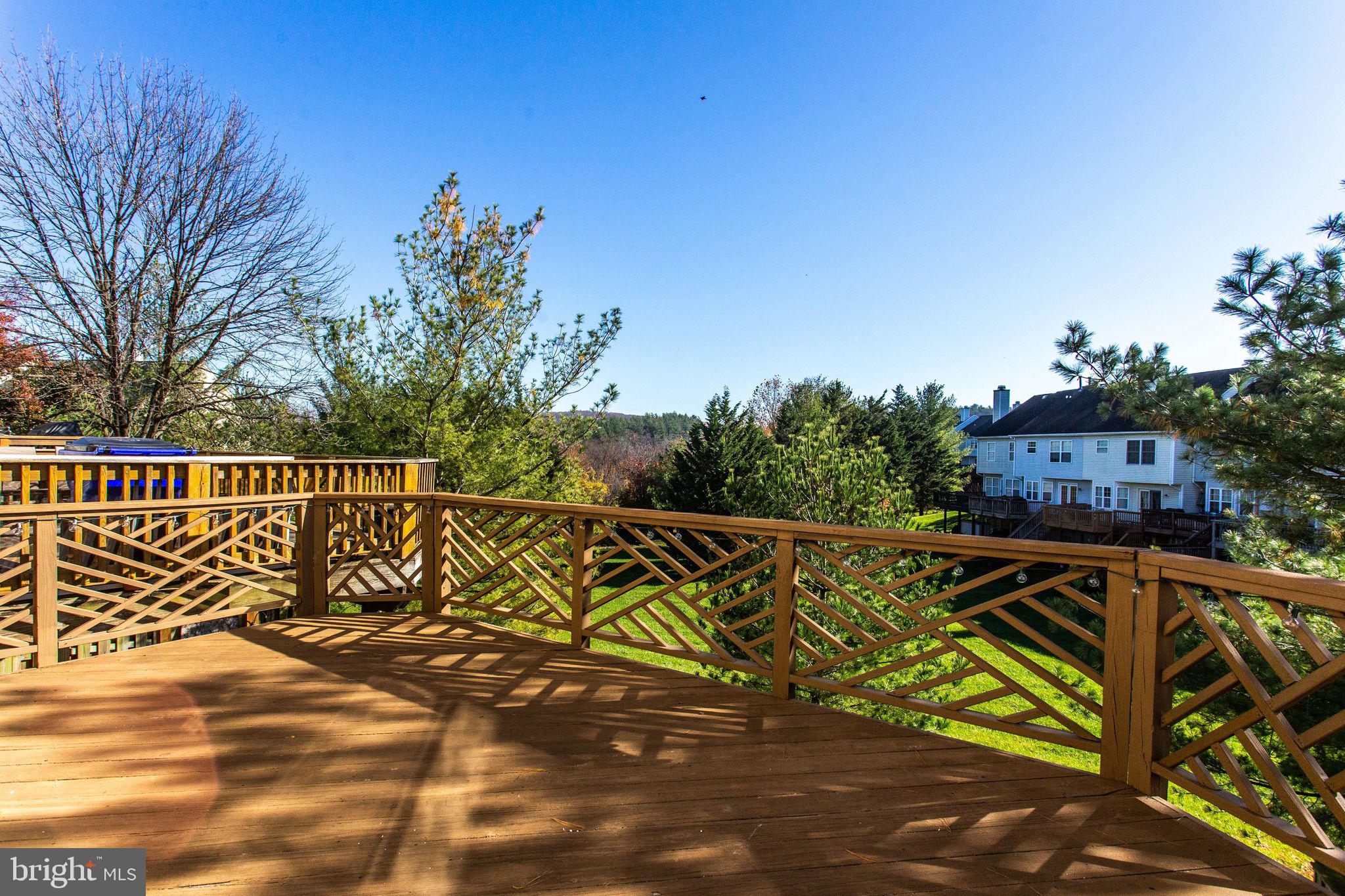 6121 Baldridge Circle Frederick, MD 21701 - Photo 18 of 60 Scenic outdoors - open backyard on deck.